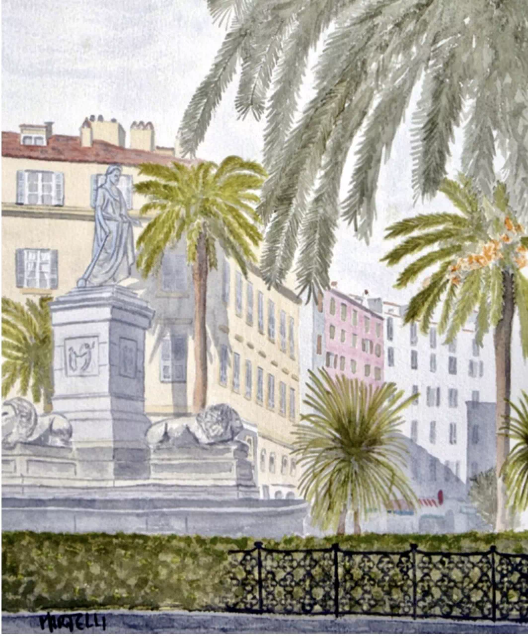 Place des Palmiers Ajaccio